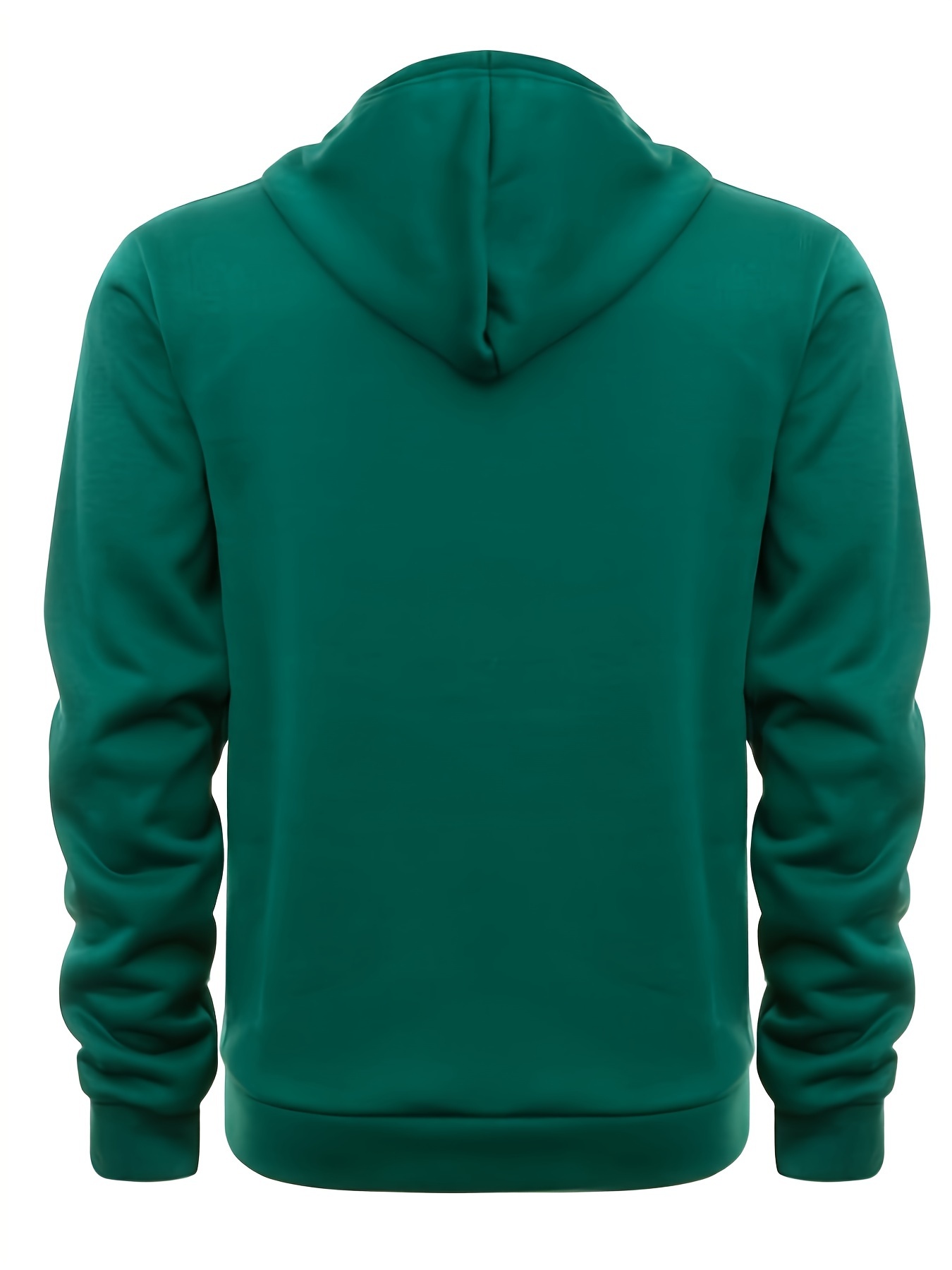 mens casual pullover hooded sweatshirt with 1 4 zipper details 8