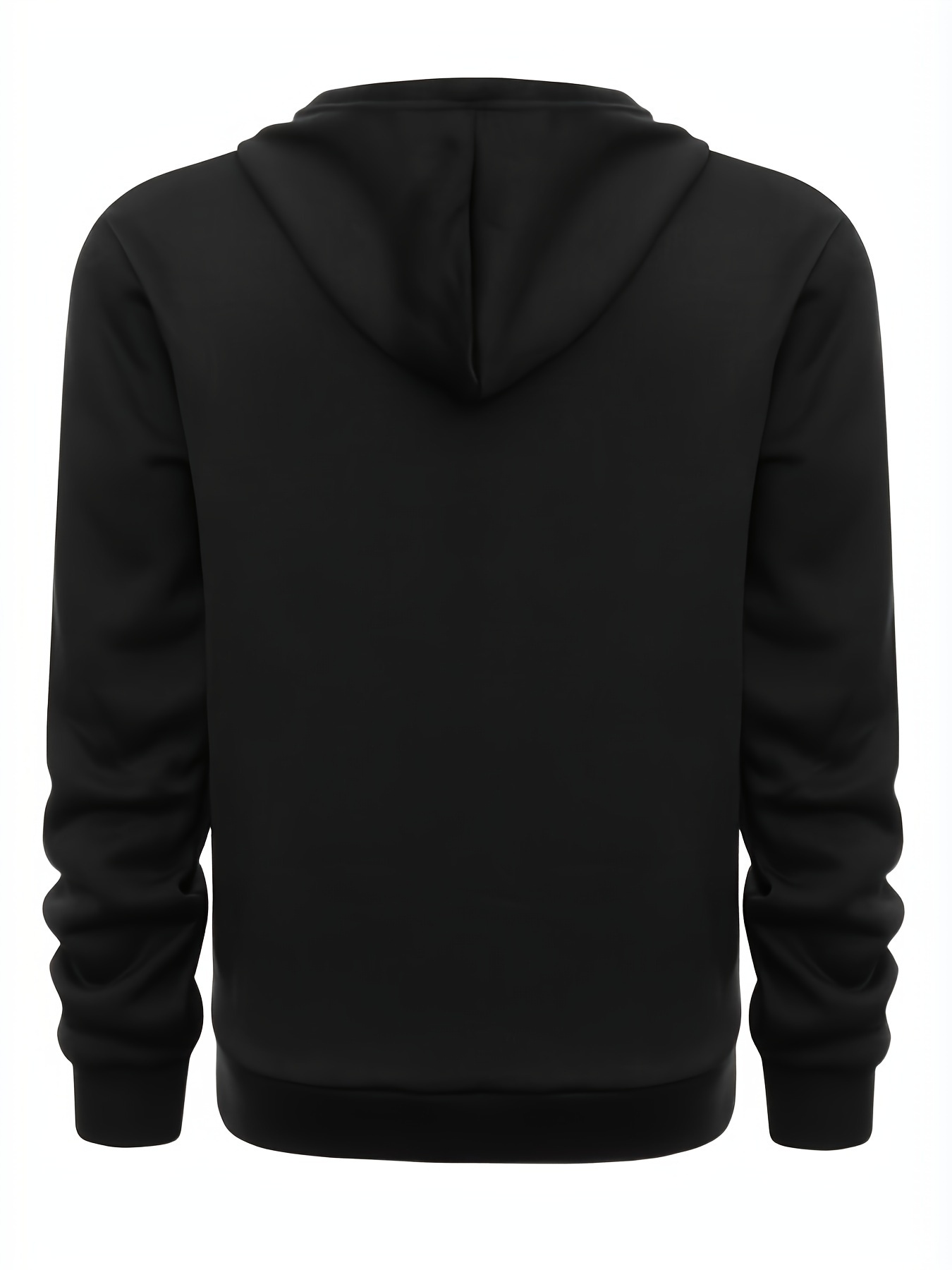 mens casual pullover hooded sweatshirt with 1 4 zipper details 38