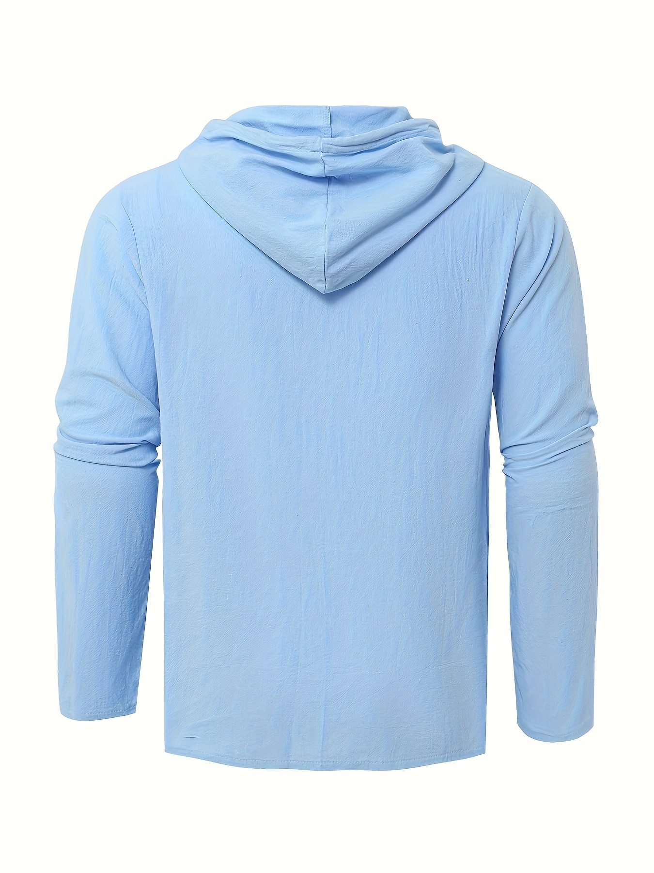 mens casual button up hooded shirt chic hoodie details 1