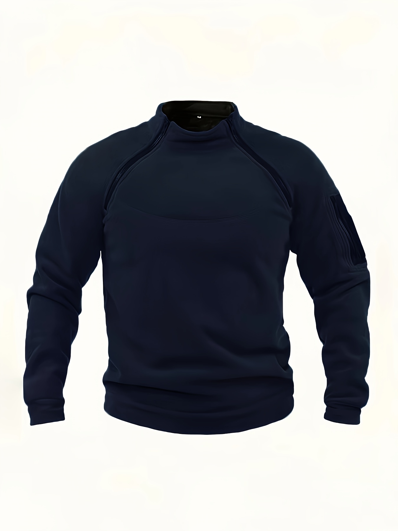 mens casual pullover sweatshirt for fall winter outdoor activities details 10