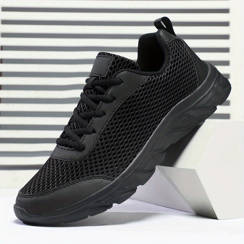 Men s Trendy Woven Breathable Running Shoes, Comfy Non Slip Durable Street Style Sneakers For Men s Outdoor Activities details 7